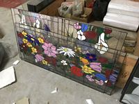 Vitres décoratives d'église, motifs en verre fusionné, fenêtres et dômes d'église personnalisés en usine