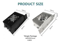 Chargeur de batterie pour tricycle électrique/rickshaw électrique Longrun 48V 35A 2KW Li-ion avec refroidissement par air IP66 et efficacité >95%
