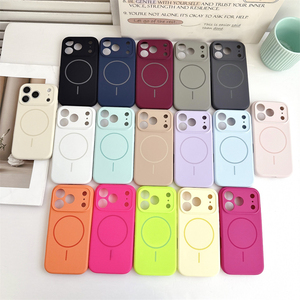 Funda de silicona líquida para iPhone 18 Pro Max 17 18 a prueba de golpes, para iPhone 18 Pro Max, funda de silicona suave color burdeos oficial. - Product Image 2