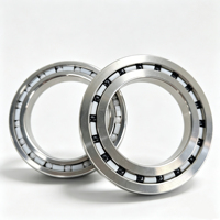 Rodamiento Híbrido de Acero Inoxidable S6206 Resistente a Altas Temperaturas con Bolas de Nitruro de Silicio, Retenedor de PTFE 30x62x16mm