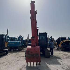Excavatrice sur chenilles d'occasion japonaise de 12 tonnes Hitachi Zaxis 120 (modèle 2022) – Moteur, boîte de vitesses, capacité de la benne de 0,52 m³ – Bon état - Product Image 5