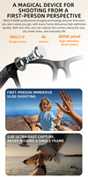 Nouvelle Tendance M02 Pro Max Lunettes Intelligentes IA avec Caméra 8MP pour l'Enregistrement, la Prise de Photos, l'Enregistrement des Appels Bluetooth, la Traduction et la Lecture de Musique