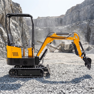 Mini-excavatrice compacte 1000 kg, excavatrice sur chenilles hydraulique multifonction, facile à utiliser pour les projets de jardinage, logo personnalisé OEM ODM - Product Image 1