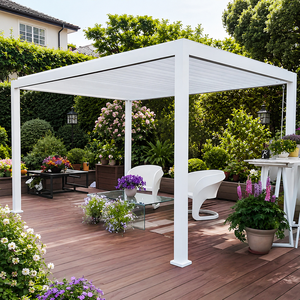 Gazebo Eléctrico Plegable Personalizado con Sistema de Drenaje Integrado, Toldo Impermeable de Aleación de Aluminio, Pérgola Motorizada para Jardín - Product Image 5