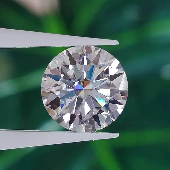 VVS Moissanite de alta qualidade, diamante natural solto de 5 a 10 mm, alternativa semelhante Ct, diamante tradicional bonito