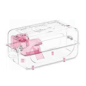 Gabbia per criceti Golden Bear in plastica, extra large, di lusso, completamente trasparente, traspirante, ampio spazio, per uso interno. - Product Image 5