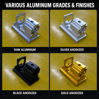 Usinage CNC 5 axes de haute précision, pièces en acier inoxydable et en aluminium, service de fraisage CNC personnalisé pour composants à géométrie complexe