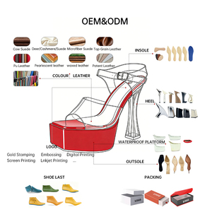 Tacones de Plataforma para Pole Dance, Ligeros, Impermeables, para Exteriores, con Punta Cuadrada y Cierre de Hebilla, Ideales para Festivales de Música y Discotecas, de Verano y Otoño - Product Image 5