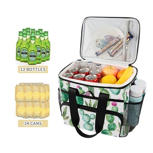 Customized Durable Lunch Cooler Bag Eco-friendly OEM Portable Shopping Bag Food Thermal Insulated Picnic Cooler Bag - Product Image 3