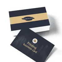 Biglietto da visita di lusso creativo unico personalizzato personalizzato di design gratuito di alta qualità con logo