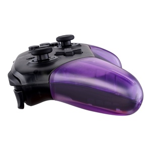 EXtremeRate - Carcasas de Repuesto Transparentes en Color Morado para Controles Switch Pro, Cubierta Protectora para Agarre Manual, Carcasa para Control - Product Image 6