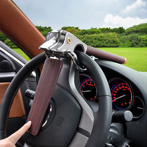 Verrou de volant de voiture universel Xiangta, verrou de volant rotatif <span class=keywords><strong>antivol</strong></span> robuste pour voiture/fourgonnette - Product Image 4