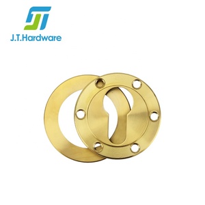 Hiện đại sang trọng 304 thép không gỉ vuông Rose Die đúc LEVER vàng tay nắm cửa - Product Image 5