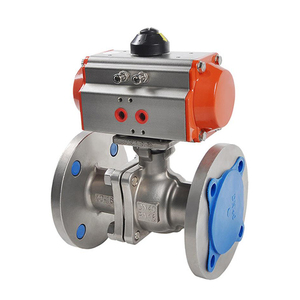 Venta de Liquidación COVNA B2B: Válvula de Bola Neumática de 2 Vías con Conexión Bridada de Acero Inoxidable y PTFE - Product Image 3