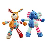 Jouets pour chiens résistants aux grincements et aux froissements, jouet à mâcher en peluche durable résistant aux morsures pour chiots, pour chiens de grande, moyenne et petite taille
