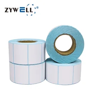 Chất lượng cao Nhãn dán nhãn cuộn giấy nhãn in 60x40 mét nhiệt mã vạch nhãn cuộn giấy - Product Image 1