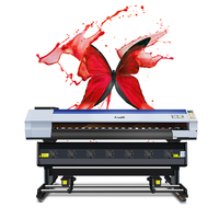 FEDAR 1,9 m sublimación de gran formato I3200 impresora de sublimación de 2 cabezales para camisa impresora eco solvente de inyección de tinta