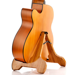 Guitarra acústica tipo A de bambú, soporte plegable con logotipo personalizado, ukelele, 2020 - Product Image 1