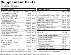 OEM özel etiket Multivitamin kapsülleri vitamin, mineral ve organik erkekler için bir günlük Multivitamin - Product Image 2