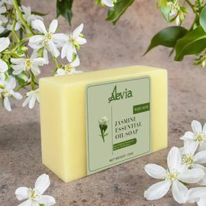 Barra <span class=keywords><strong>de</strong></span> jabón <span class=keywords><strong>de</strong></span> <span class=keywords><strong>aceite</strong></span> <span class=keywords><strong>de</strong></span> jazmín y <span class=keywords><strong>rosa</strong></span> <span class=keywords><strong>mosqueta</strong></span>, 120g, jabón sólido antiacné, manteca <span class=keywords><strong>de</strong></span> karité, Ácido Kójico, ingredientes principales, jabón para aclarar la piel, venta al por mayor - Product Image 4