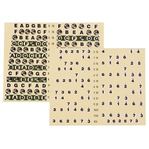 Autocollants pour touche de guitare, étiquettes de notes en plastique, aide à l'apprentissage de la guitare électrique, accessoires pour touche de guitare - Product Image 4