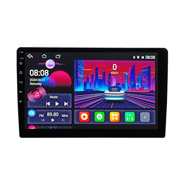 Premium Custom 9/10 Inch Car Radio 4G LTE 8-Core Android Auto GPS Navigation Wireless CarPlay Dual-Zone Audio Car Tracker Screen