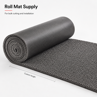 Tapis d'entrée en vinyle 3M Nomad 6850 à boucles, pour trafic moyen, anti-poussière, anti-boue, anti-neige, antidérapant, résistant à l'usure, tapis de sol commercial