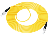 Personnalisé Fc Sc Lc St Upc cavalier à fibre optique monomode polonais 2M 3M cordon de raccordement à fibre optique jaune