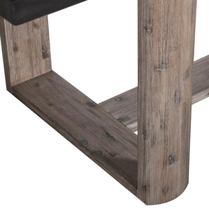 America <b>Retro</b> Style <b>Dining</b> Room Rectangular Micro Cement top Solid Wood Base <b>Dining</b> <b>Table</b> for 6 8 10 seats - Product Image 3