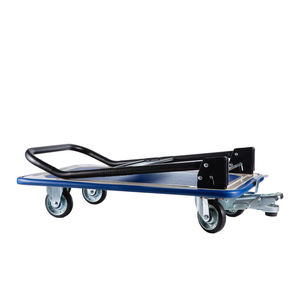 Superior-Quality Stainless Steel Utility Cart With Ergonomic Handle And Shock Absorption Wheels For Office And Warehouse Use - Product Image 2