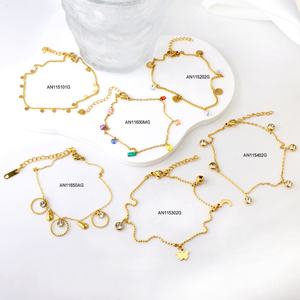 Bracelets et joncs de luxe multicouches en acier inoxydable couleur or pour hommes et femmes, Nouveaux Pulseras Mujer - Product Image 5