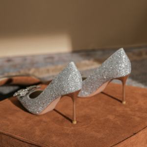 Zapatos de Tacón Alto con Pedrería Francesa, Tacón de Aguja, Satén de Seda, Estilo Fénix, Sexy, Elegantes, Antideslizantes para Invierno, Siempre a la Moda - Product Image 2