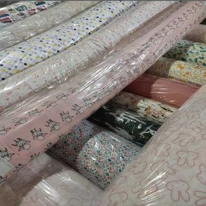 Direct Factory 100% Cotton Printed Poplin Twill Fabric Dress <strong>Shirt</strong> Bedding 45x45 110x76 USA <strong>UK</strong> Market Soft Breathable - Product Image 2