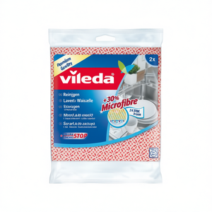 Paños de Cocina 30% Microfibra 36x34cm Paquete de 2 Paños de Limpieza - Product Image 1