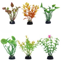 Vente en gros 234 motifs différents Aquarium poisson décoration plastique artificiel Aquarium plantes herbe