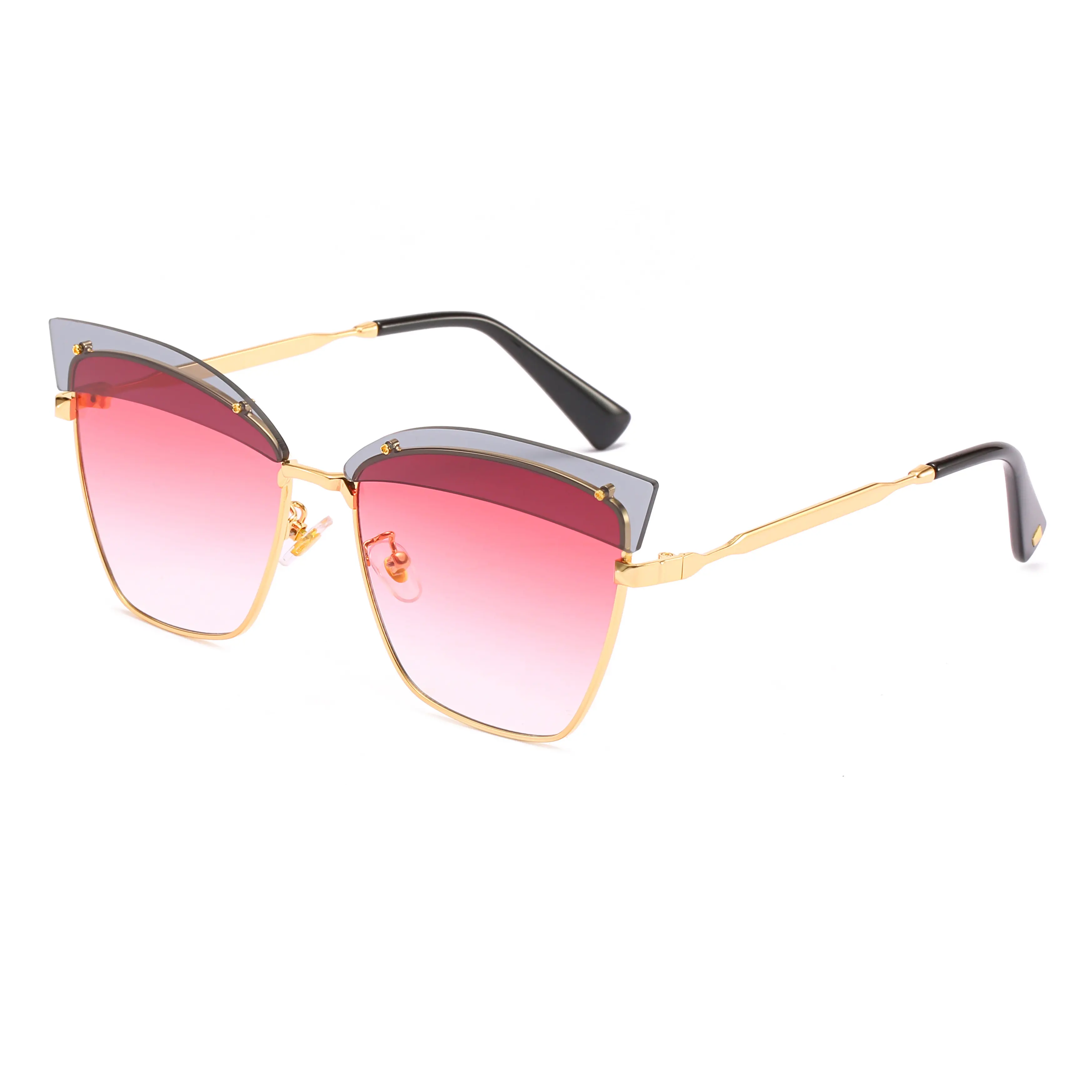 2020 солнцезащитные очки Banei, Новые поступления, женские Уникальные Винтажные Солнцезащитные очки с логотипом под заказ, роскошные мужские металлические солнцезащитные очки с УФ-400 градиентными оттенками