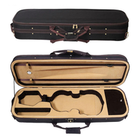 Sac à dos pour violon ultra-léger et imperméable à une épaule, en tissu Oxford, résistant à la pression, avec fermeture éclair, sac pour instrument