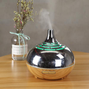 Difusor de Aromas YX-150 con Electroplacado, 400 ml, Ultrasónico, Purificador de Aire para Hogar y Escritorio, con Diseño de Madera - Product Image 3