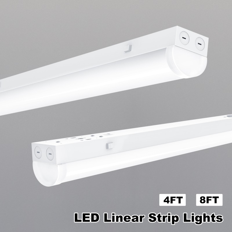 4FT LED STRIP LIGHT 50W/40W/35W/30W/25W TUNABLE CCT 2.7/3.5/4/5/5.7K 120-277VAC DIMMABLE 0-10V fixture Pendant lamp ETL DLC