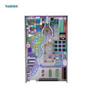 Peralatan Bermain Dalam Ruangan Vabibo TL045-01 Tema Putri/Fantasi Trampolin Kolam Bola Menara Laba-laba Panjat Tebing Arcade Aerial