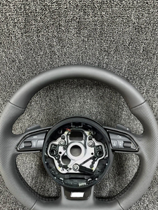 Volant <span class=keywords><strong>de</strong></span> course en fibre <span class=keywords><strong>de</strong></span> carbone adapté aux Audi A3/A4/B9/A5/RS3-S7/Q5-Q7 - Marque Yuxiang - Product Image 4