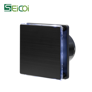 Ventilateur d'extraction de plafond pour salle de bain, certifié CE, design chromé, 4 pouces, corps en ABS, étanche, électrique, OEM/ODM - Product Image 3