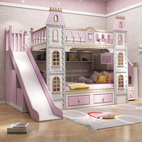 JS FURNITURE Nouveau design lit superposé en bois pour enfants avec escalier coulissant moderne et design hélicoptère pour l'école, l'appartement et la chambre à coucher