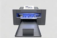 Gino SR-350PRO – Machine de découpe automatique de feuilles d'étiquettes haute précision avec roue de gaufrage et découpeuse de stickers (plotter)