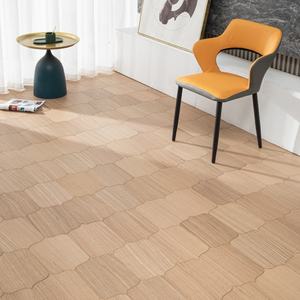 Plancher en bois d'ingénierie en chêne naturel brossé à la main, en forme de cœur, pour des motifs de <span class=keywords><strong>parquet</strong></span> géométriques et des conceptions de revêtements de sol artistiques - Product Image 1