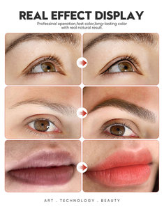 Pigmento en Polvo <span class=keywords><strong>Biomaser</strong></span> de Alta Saturación de 6 ml, Tinta de Tatuaje Hipoalergénica para Cejas, Micropigmentación del Cuero Cabelludo - Product Image 4