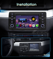 Erisin ES6646B Android 14.0 Auto Stereo GPS Navi 4G Wireless CarPlay pour Player DSP DAB SWC Dashboard Reversing Aid Car