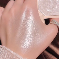 Eyeshadow berlian 2 warna kualitas tinggi Makeup Contouring Glitter krim Highlighter palet berkilau kustom Highlighter grosir