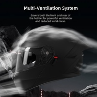 Nouveau casque de moto modulaire homologué DOT, coque en ABS, double visière, toutes saisons