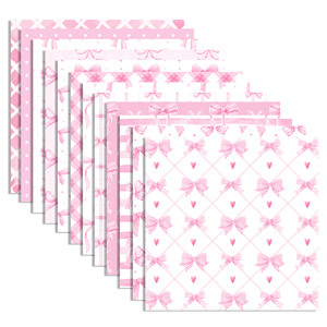 Huancai 24 pièces <span class=keywords><strong>rose</strong></span> arc Scrapbook <span class=keywords><strong>papier</strong></span> Double face bricolage artisanat <span class=keywords><strong>papier</strong></span> pour emballage cadeau Photo Album décor fournitures de fête de mariage - Product Image 2